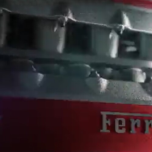 فيراري تلمح لمحرك بوروسانجوي V12 الجديد والفريد