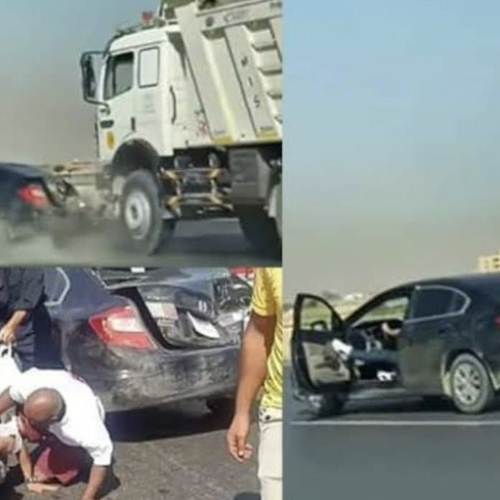 محاكمة السائق المتهور المخمور علي طريق السويس القاهرة
