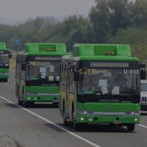 166 NEW KING LONG BUSES ARRIVE IN MEXICO MOVED WITH CNG