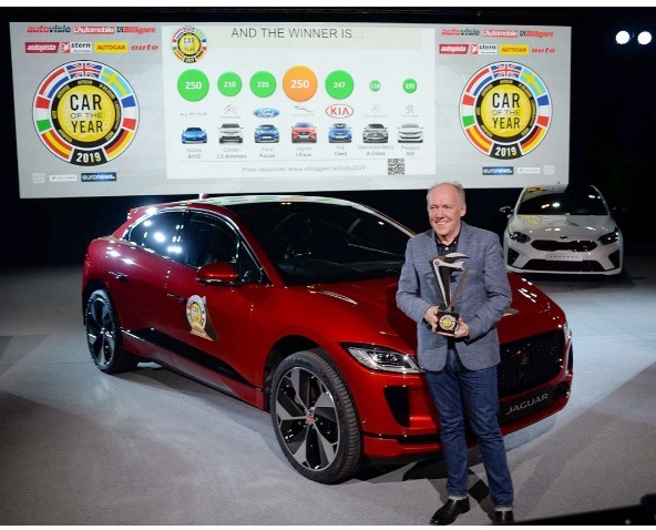 جاجوار (I-Pace) تفوز بجائزة سيارة العام فى أوربا لعام 2019