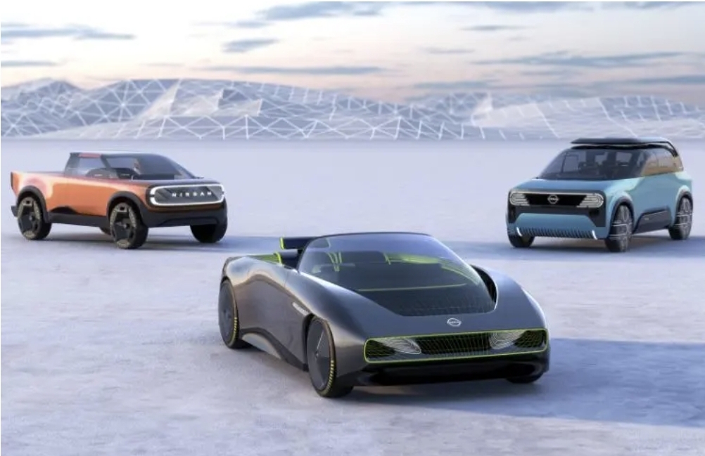 نيسان تكشف عن أربعة سيارات اختبارية كهربائية بالكامل وخطتها للتحول الكهربائي