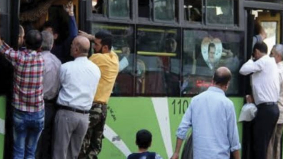 سوريا تعاني قله الاتوبيسات والباصات للنقل