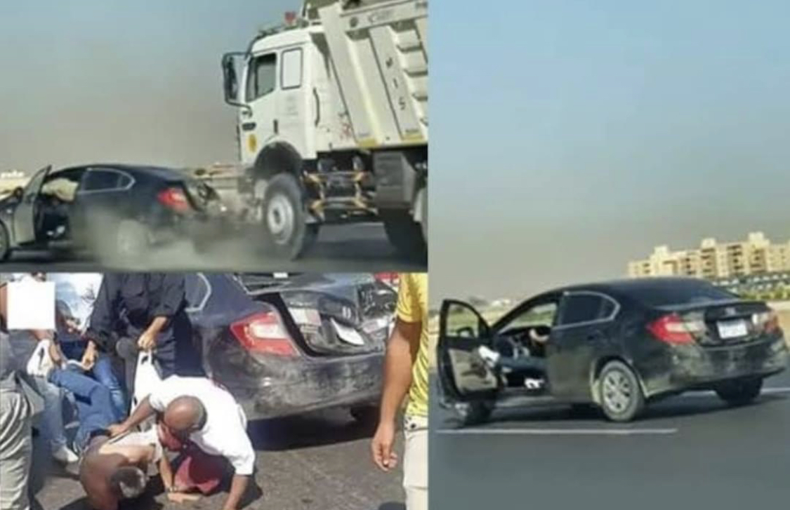 محاكمة السائق المتهور المخمور علي طريق السويس القاهرة