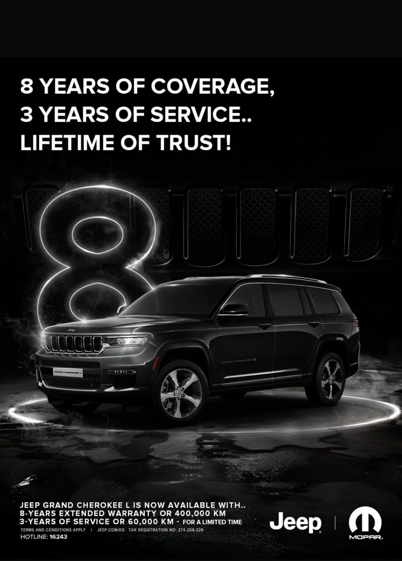 ‏Jeep®️ Grand Cherokee L… Unrivaled Sophistication and Peace of Mind with an Exclusive Limited-Time Offe