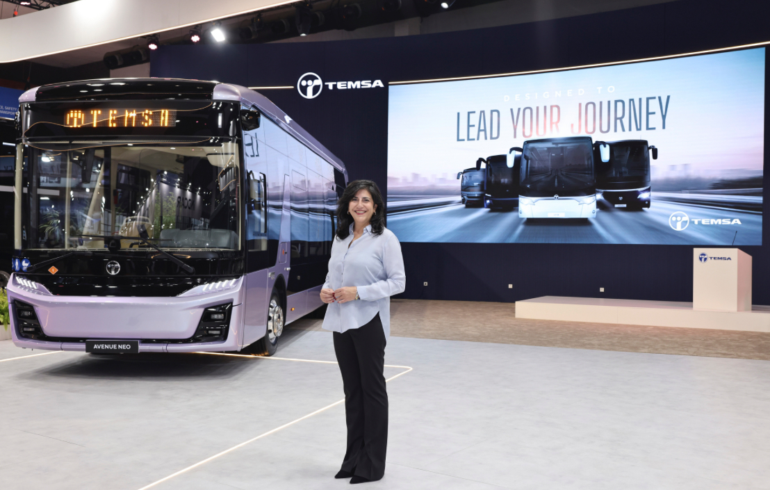 كشفت شركة تيمسا النقاب عن حافلة المدينة الكهربائية الجديدة "أفينيو نيو" في معرض حافلات العالم 2025