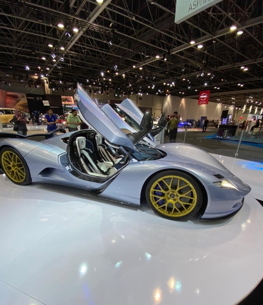 أسبارك أول أسرع هايبركار كهربائية في العالم تدشن في دبي